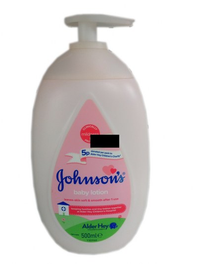 Johnson's baby body lotion