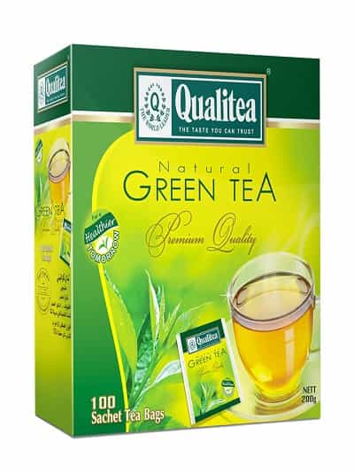 Flavoured Green Tea In Tea Bags With Envelopes