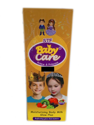 baby care moisturizing body milk glow plus (stf)